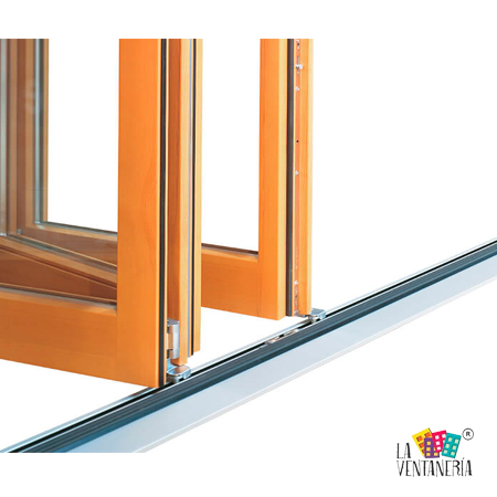  PVC plegable puerta balcón PVC puertas correderas con vidrio  plástico (36 ''80 '', blanco) : Herramientas y Mejoras del Hogar